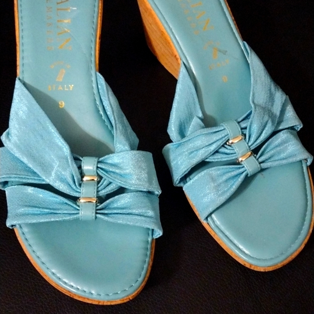 Italian Shoemakers Light Blue Sandals